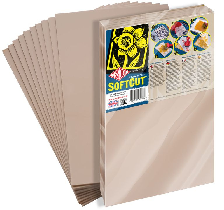 ESSDEE lino Softcut 300x200x3mm - 10 ks