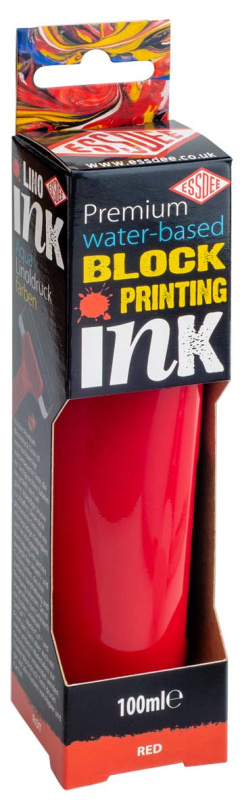 ESSDEE Premium barva na linoryt v tubě 100ml, Brilliant Red