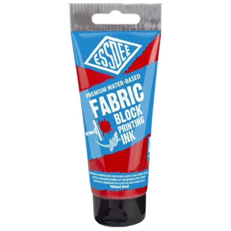 Barva na linoryt TEXTILNÍ 100 ml - červená