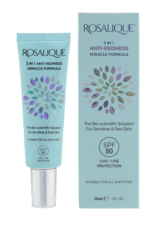 Rosalique 3in1 Anti-Redness Miracle Formula SPF50 krém proti začervenání pleti 30 ml
