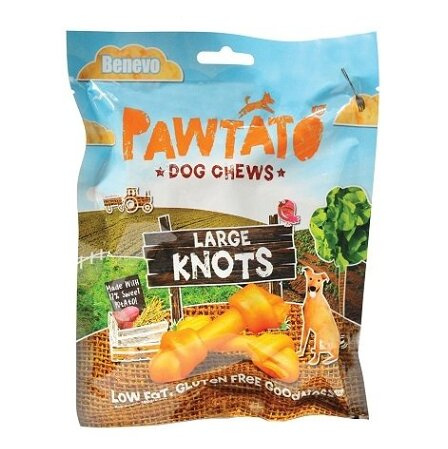 Benevo Odměna pro psy Pawtato Knots Large 180g