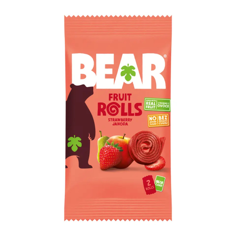 BEAR ovocné plátky jahoda 20 g