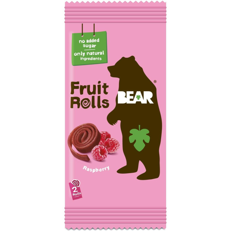 Bear Fruit Rolls malina ovocné rolované plátky