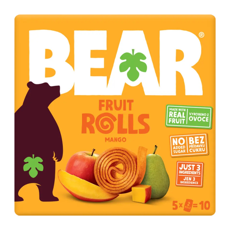 BEAR Ovocné plátky mango 5 x 20 g