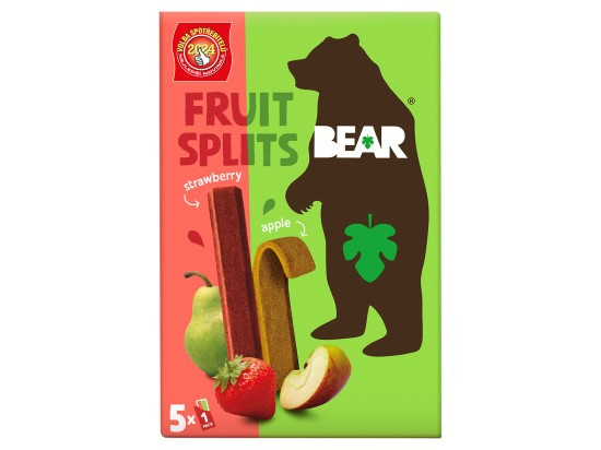 Bear Fruit Splits jahoda a jablko 5×20 g
