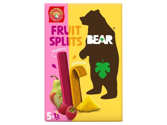 Bear Fruit Splits malina a ananas 5×20 g