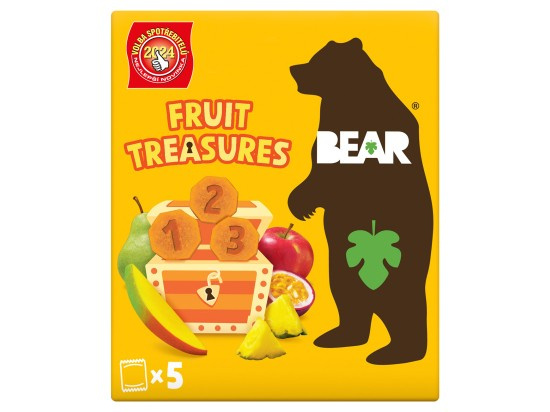 Bear Fruit Treasures Tropical mango a marakuja 5×20 g