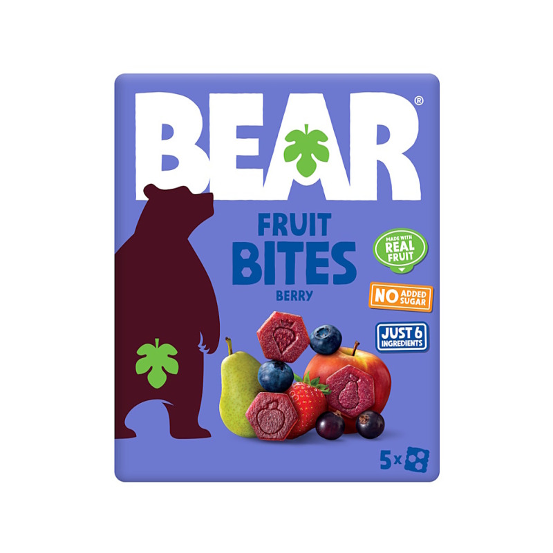 Bear Fruit Bites Berry lesní ovoce 5×20 g