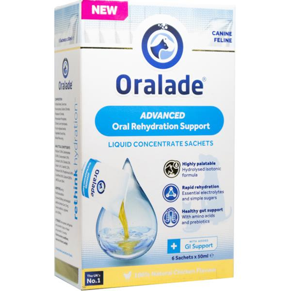 ORALADE Rehydratační koncentrát pes a kočka 6x50 ml