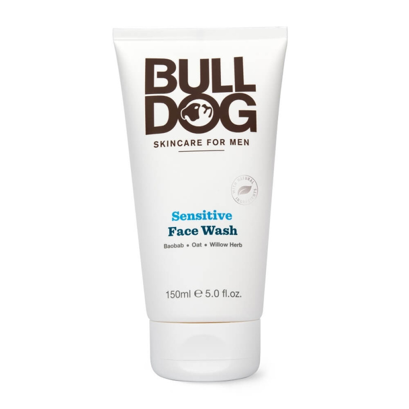 Bulldog Sensitive Face Wash čisticí gel na obličej 150 ml