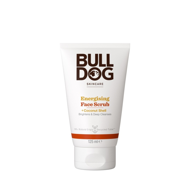 Bulldog Energising Face Scrub osvěžující peeling na obličej pro muže 125 ml