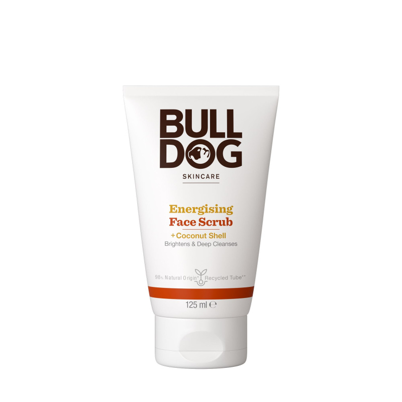 Bulldog Energising Face Scrub osvěžující peeling na obličej pro muže 125 ml