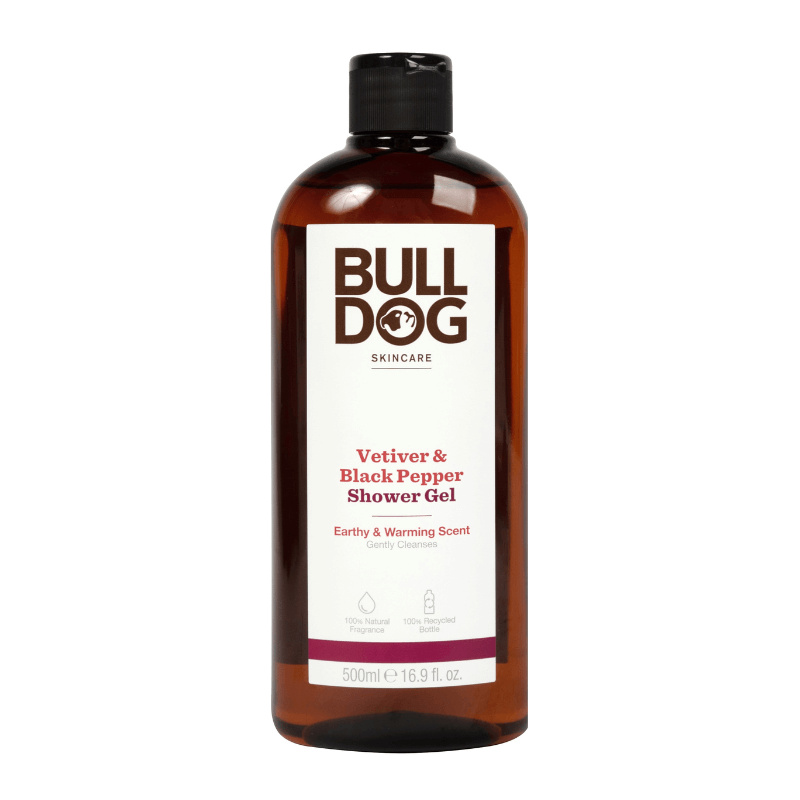 Bulldog Vetiver and Black Pepper sprchový gel pro muže 500 ml