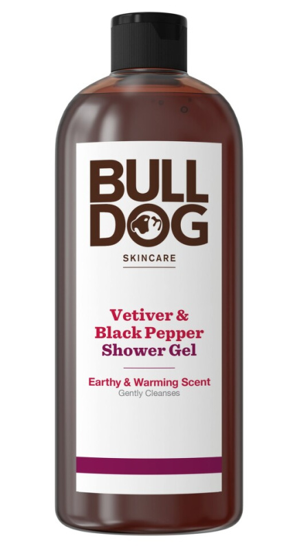Bulldog Vetiver and Black Pepper sprchový gel pro muže 500 ml