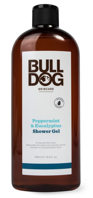 Bulldog Peppermint & Eucalyptus Shower Gel sprchový gel pro muže 500 ml