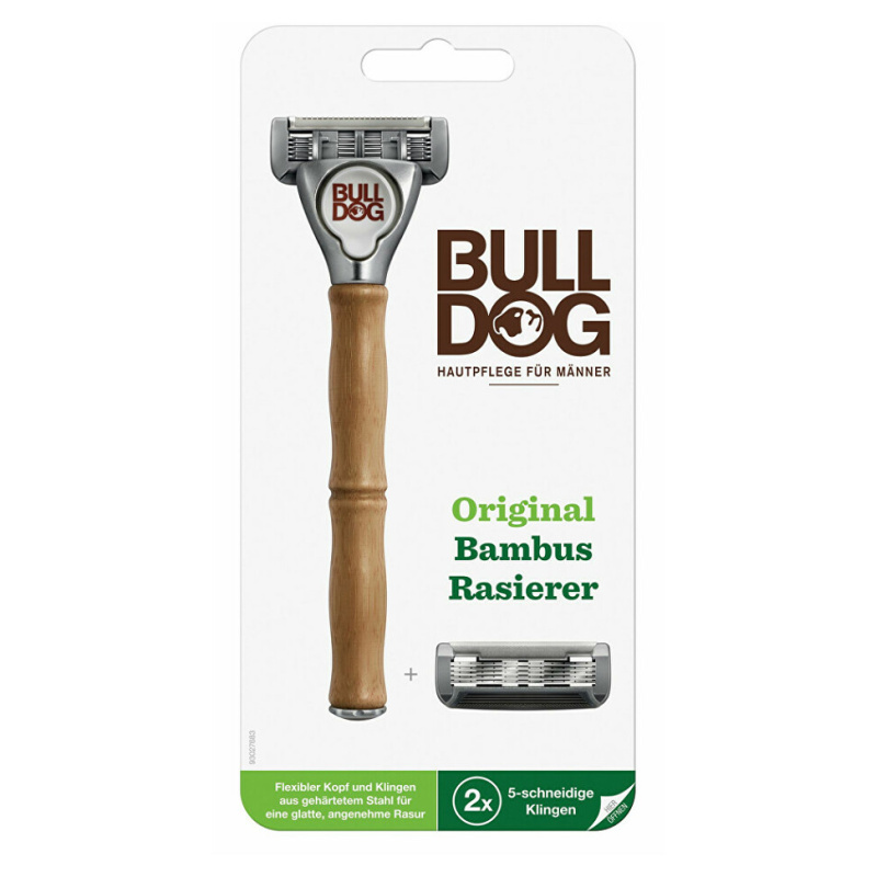 Bulldog Original Razor and Spare holicí strojek + náhradní hlavice 2 ks