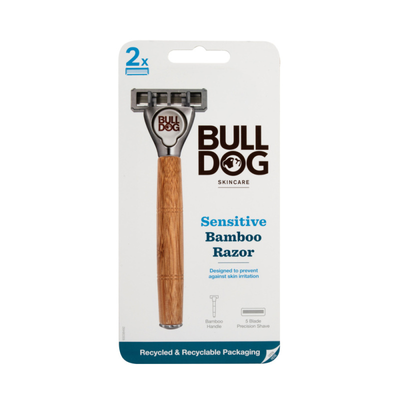 Bulldog Sensitive Bamboo Razor and Spare holicí strojek + náhradní hlavice