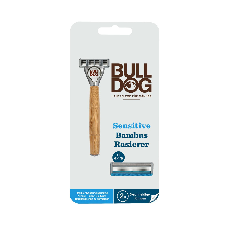 Bulldog Sensitive Bamboo Razor and Spare holicí strojek + náhradní hlavice