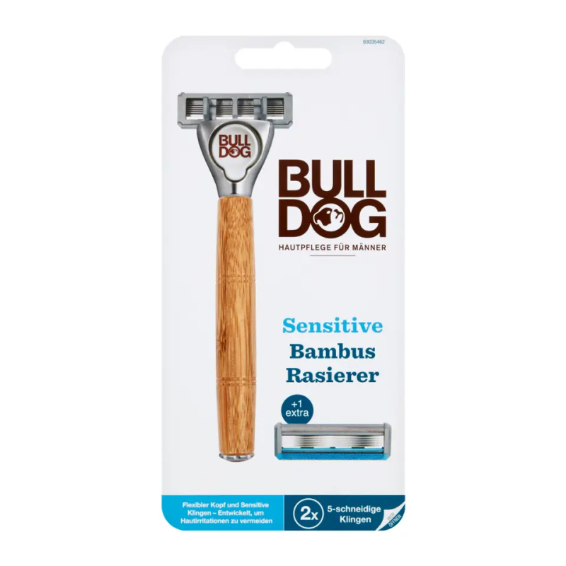 Bulldog Sensitive Bamboo Razor and Spare holicí strojek + náhradní hlavice
