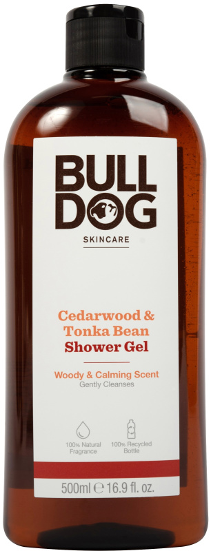 Bulldog Cedarwood and Tonka Bean sprchový gel pro muže 500 ml