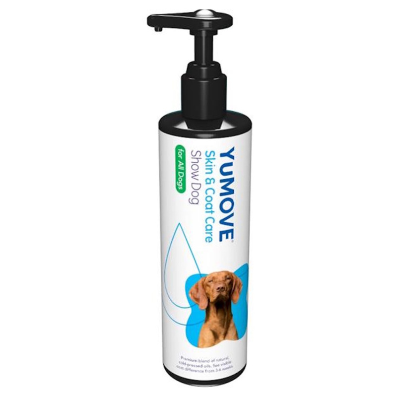 LINTBELLS Yumega Showdog doplněk stravy pro psy na kvalitní srst 500 ml