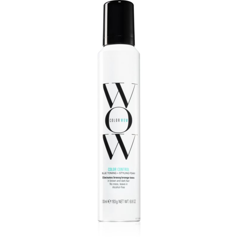 Color Wow Color Control Blue Toning and Styling Foam pěna pro tmavé vlasy 200 ml