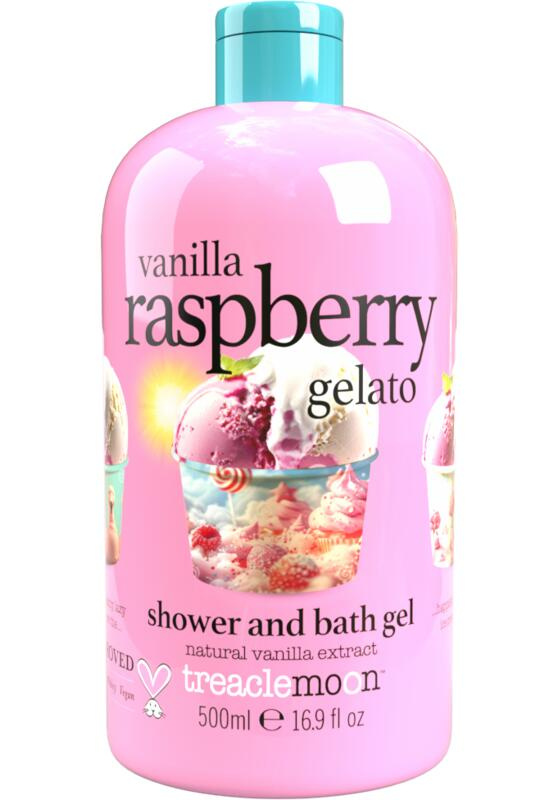 Treaclemoon Vanilla Raspberry Gelato sprchový a koupelový gel 500 ml