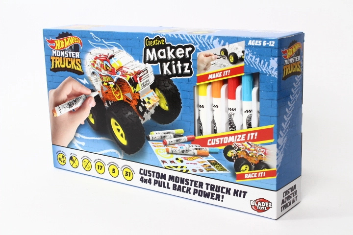 Hot Wheels Bladez Maker Kitz monster truck stavebnice s fixy