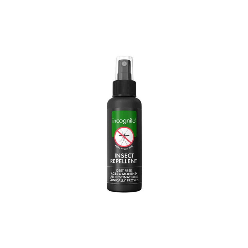 Incognito Přírodní repelent ve spreji 100 ml - 100% ochrana proti veškerému hmyzu