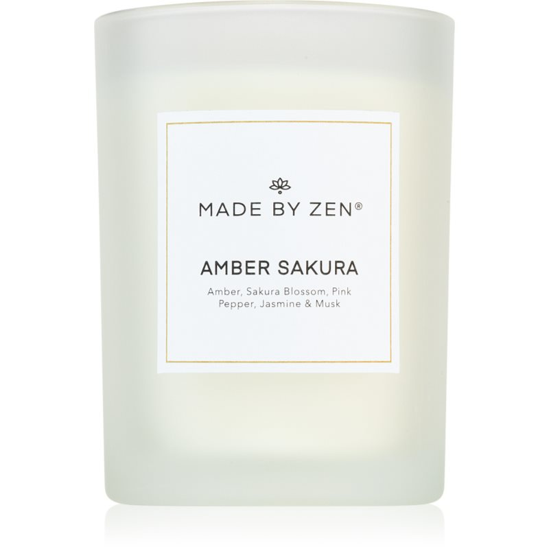 MADE BY ZEN Amber Sakura vonná svíčka 250 g