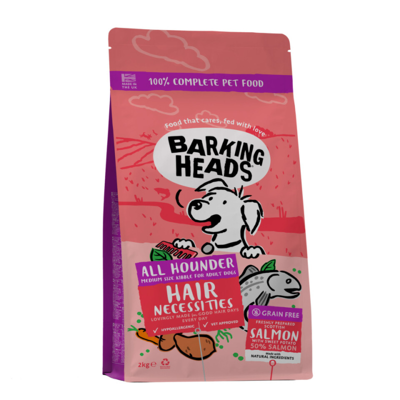BARKING HEADS All Hounder Hair Necessities Salmon 2kg 2kg