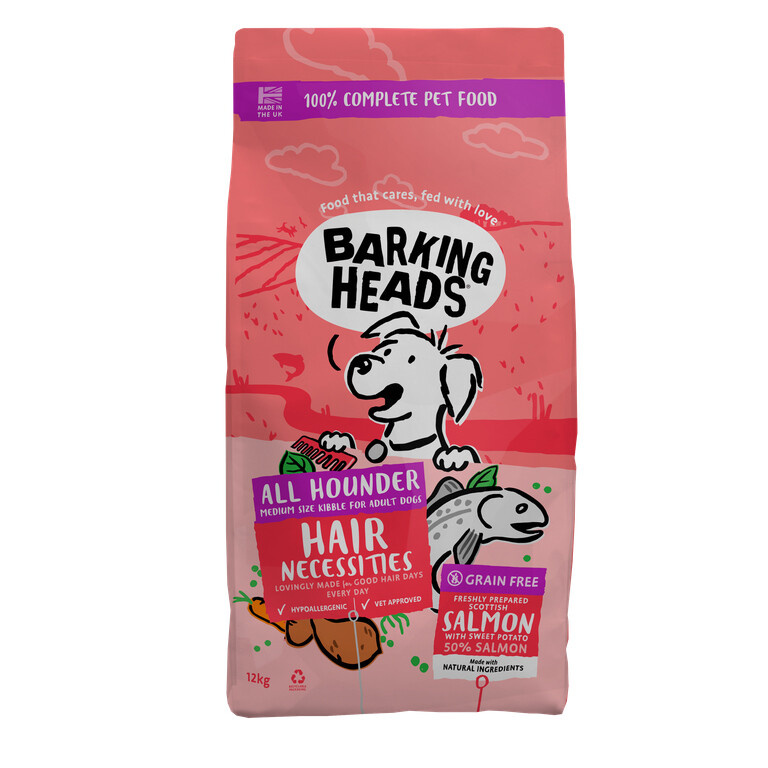 BARKING HEADS All Hounder Hair Necessities Salmon 12 kg