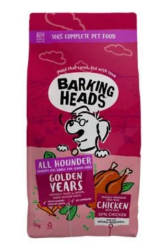 BARKING HEADS All Hounder Golden Years Chicken 12 kg