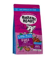 BARKING HEADS Little Paws Fuss Pot Duck 1,5 kg + dárek zásobník na sáčky