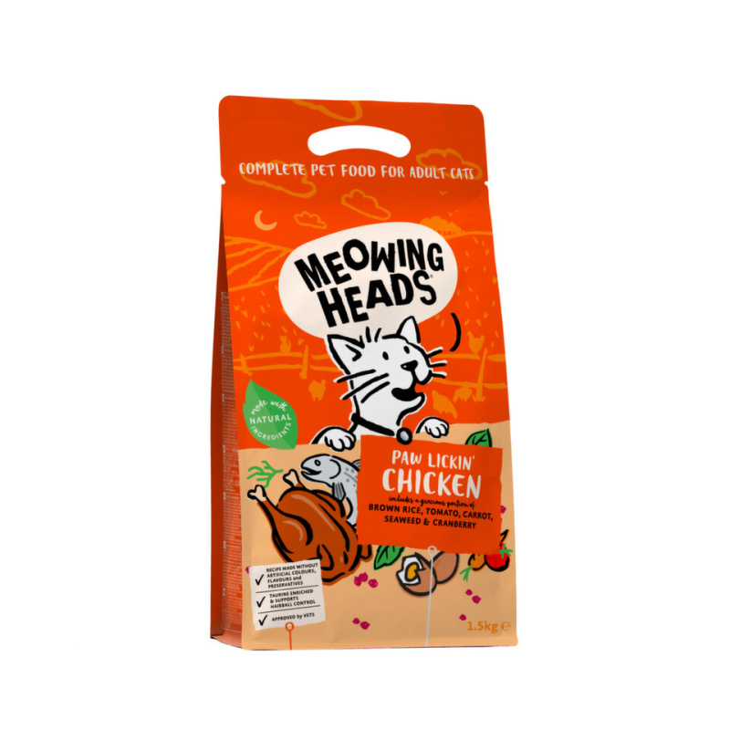MEOWING HEADS Paw Lickin’ Chicken 1,5 kg