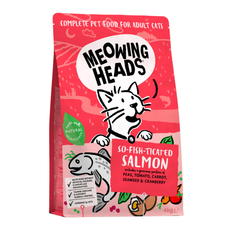 MEOWING HEADS So-fish-ticated Salmon 4 kg