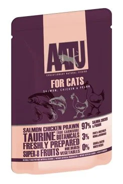 AATU Cat Salmon n Chicken n Prawn kaps. 85 g