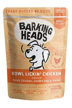 Kapsička BARKING HEADS Bowl Lickin’ Chicken 300 g