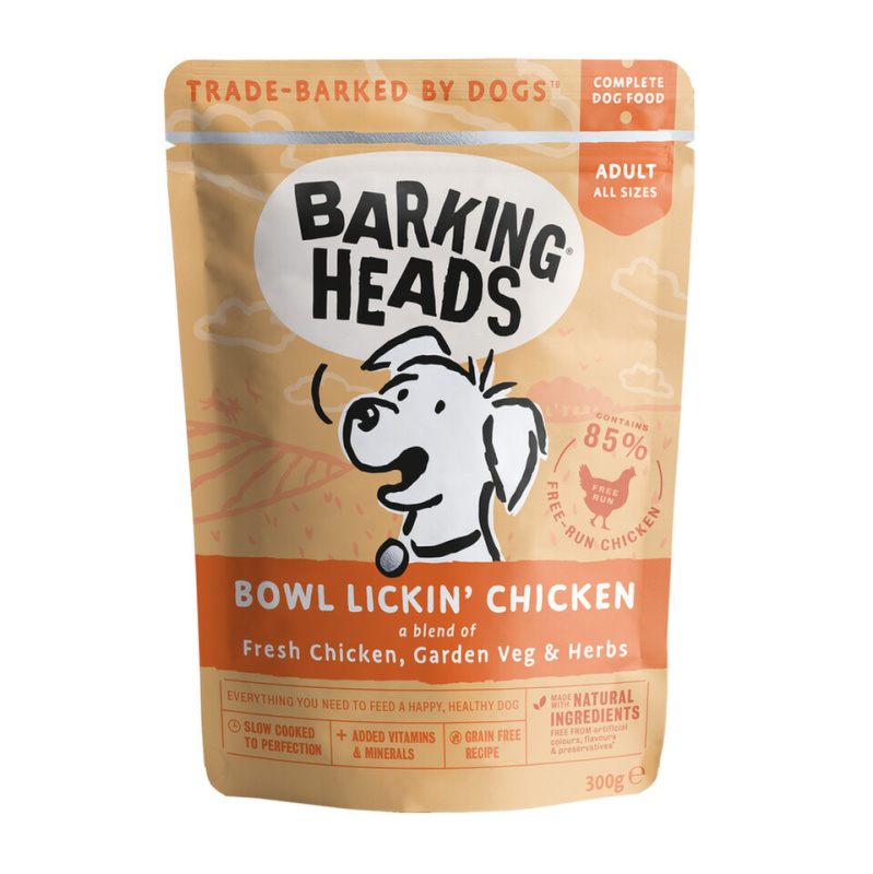 Kapsička BARKING HEADS Bowl Lickin’ Chicken 300 g