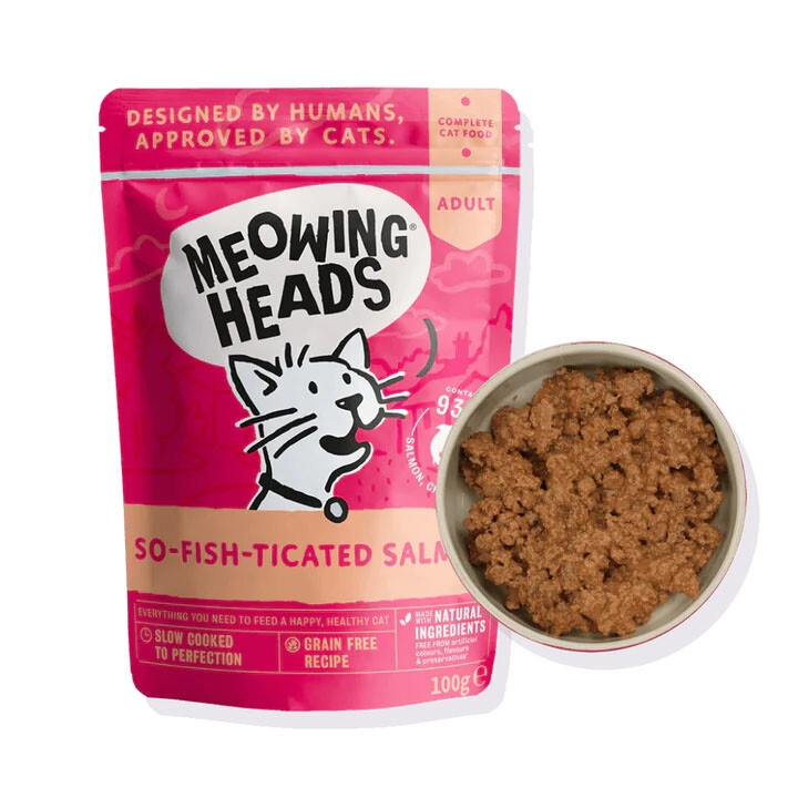 Kapsička MEOWING HEADS So-fish-ticated Salmon 100 g
