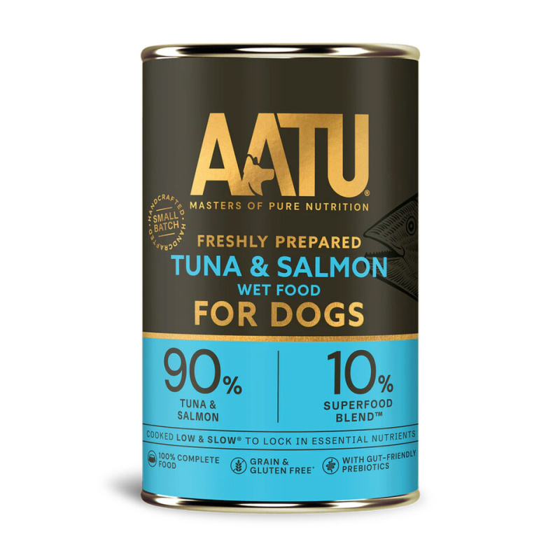 AATU Dog Tuna n Salmon konz. 400g