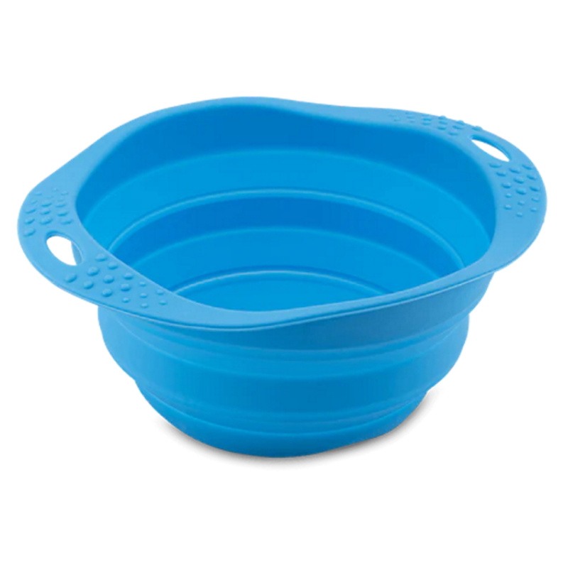 Miska pro psa, cestovní, BecoBowl Travel-blue M, EKO