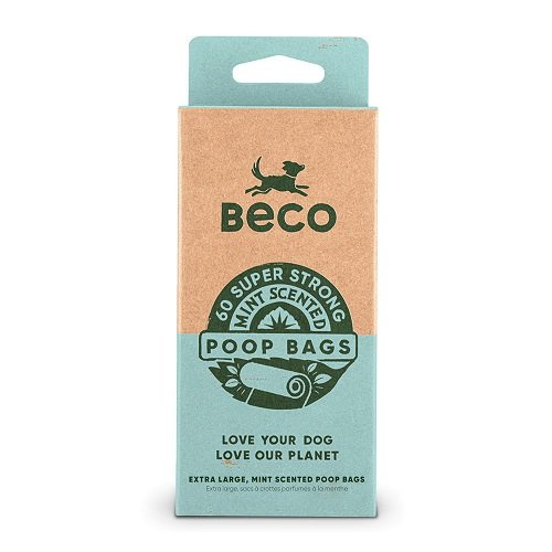 Beco Sáčky na exkrementy s peprmintovou aroma, z recyklovaných materiálů 60ks