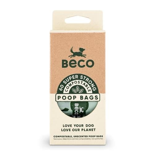 BeCo Sáčky na exkrementy Beco, 60 ks, kompostovatelné, ekologické