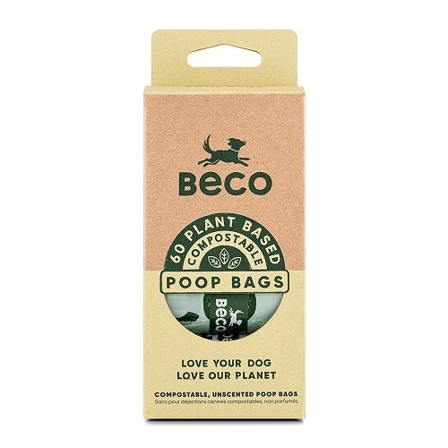 BeCo Sáčky na exkrementy Beco, 60 ks, kompostovatelné, ekologické