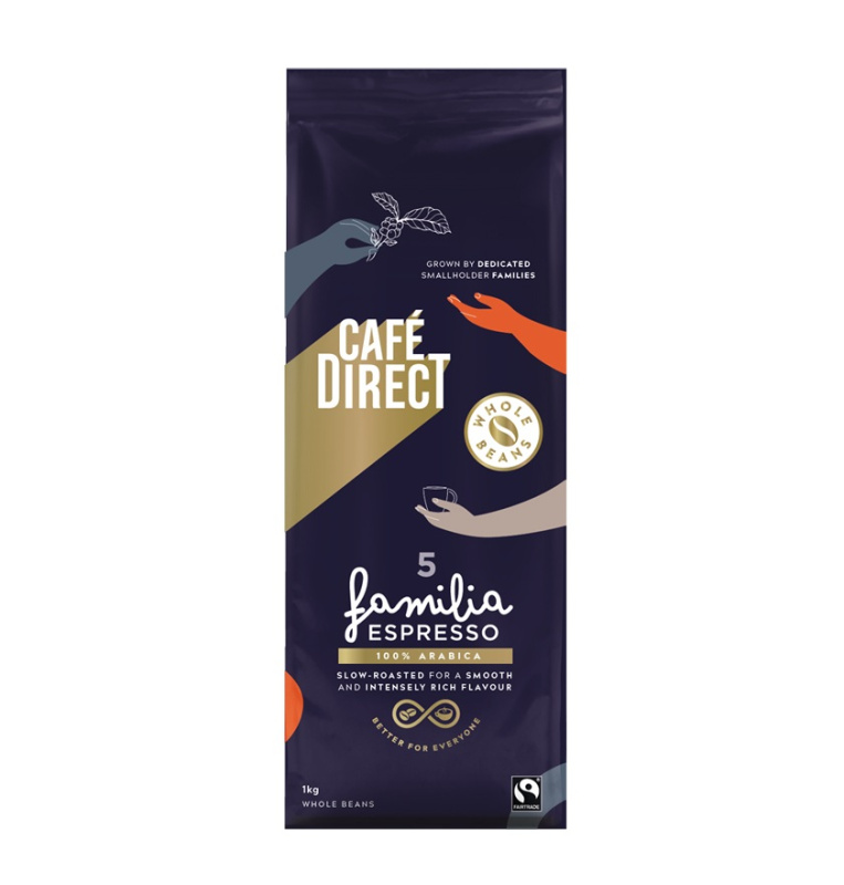 Zrnková káva Café Direct Arabica Espresso, 1 kg