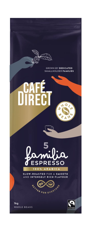 Zrnková káva Café Direct Arabica Espresso, 1 kg