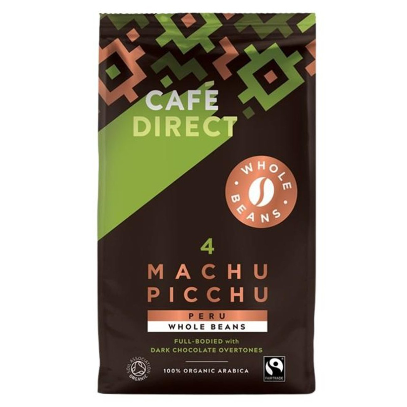 Cafédirect BIO Machu Picchu SCA 82 zrnková káva