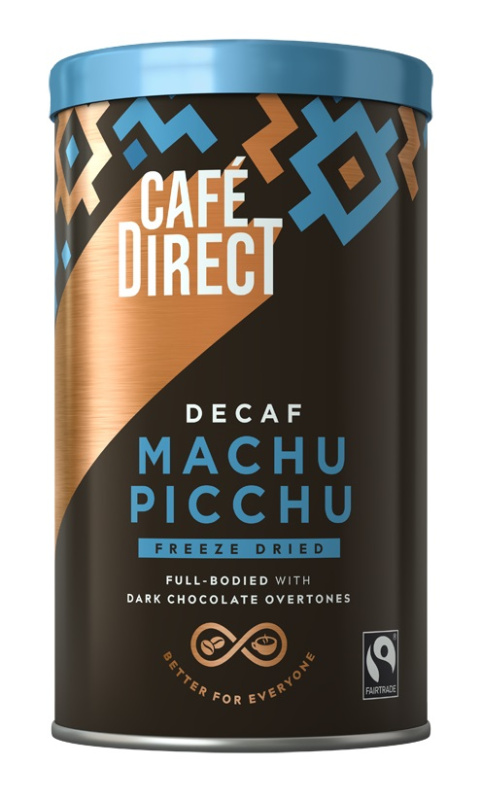 Cafédirect Machu Picchu instantní káva Arabica bez kofeinu