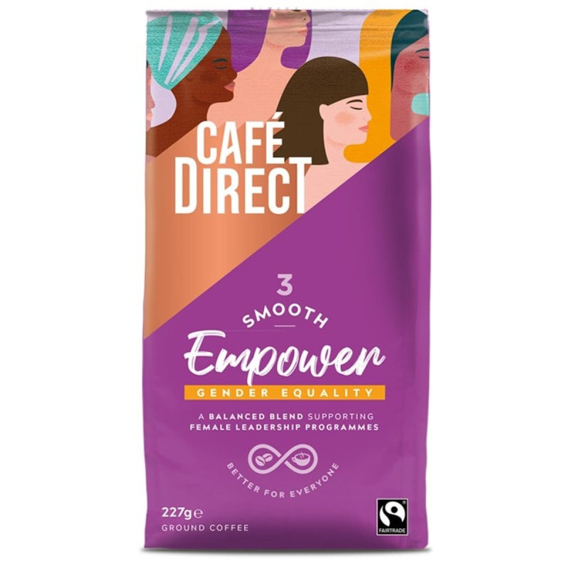 Cafédirect Arabika Smooth mletá káva s tóny mléčné čokolády